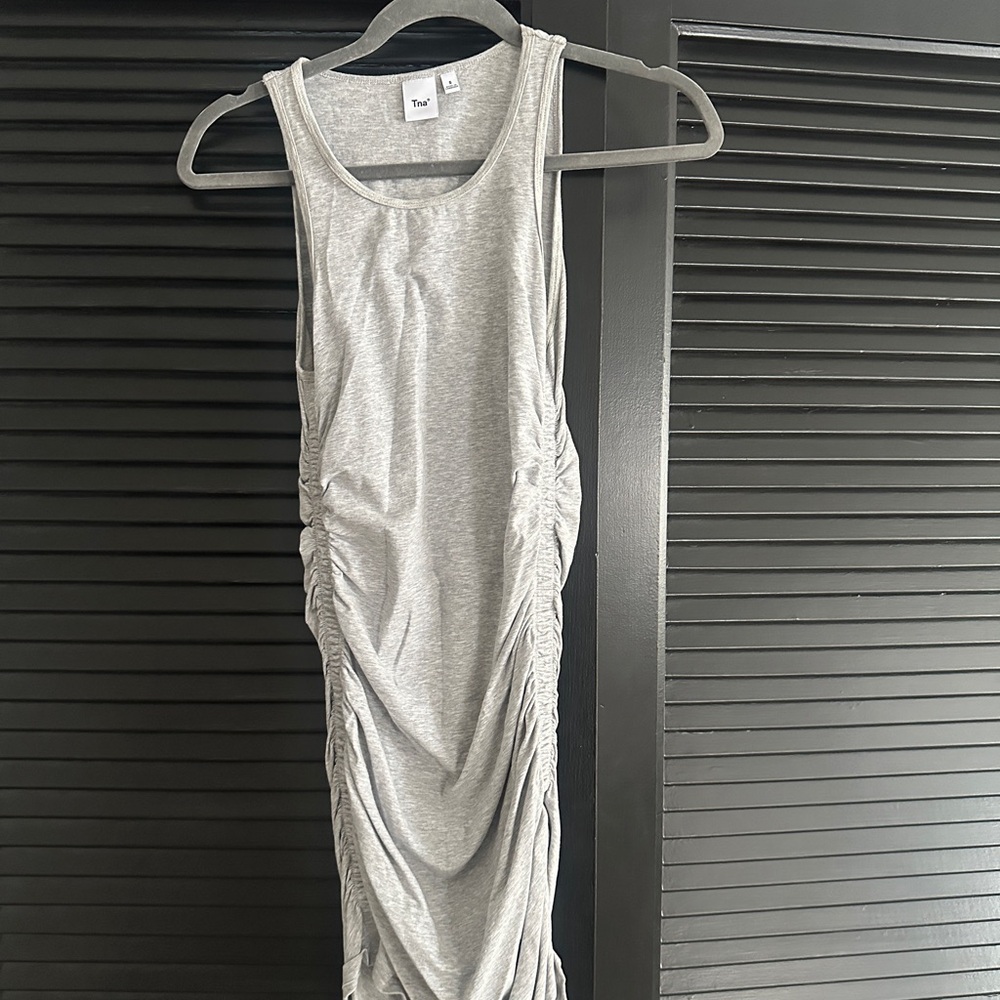 TNA Light Gray Tank Top dress